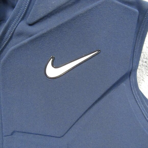 Nike Pro Men’s Sleeveless Padded Football Top 3XL Navy White Vapor Speed 2 Shirt - Picture 3 of 13
